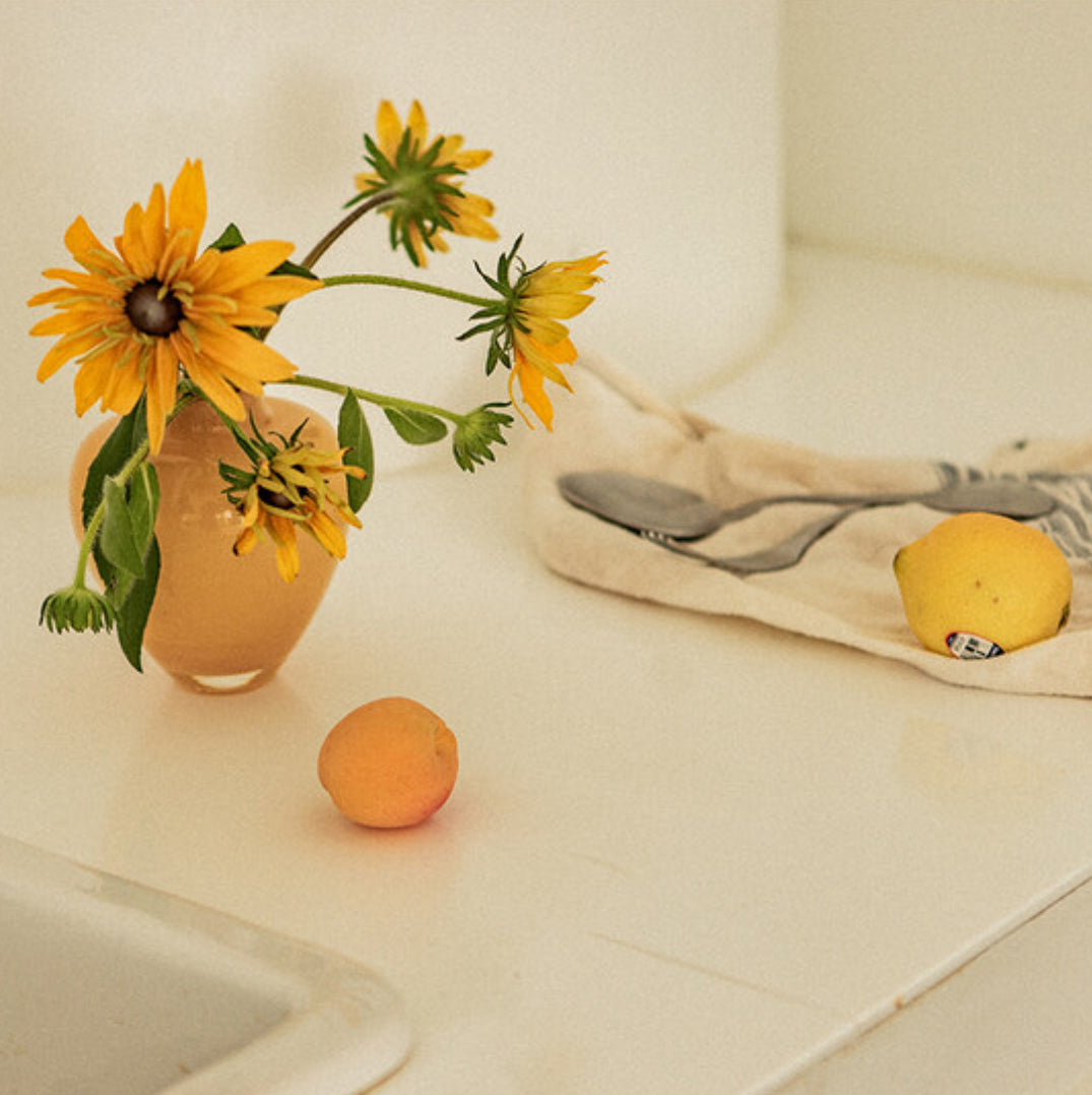 Clare Vase — Mustard (H13cm)