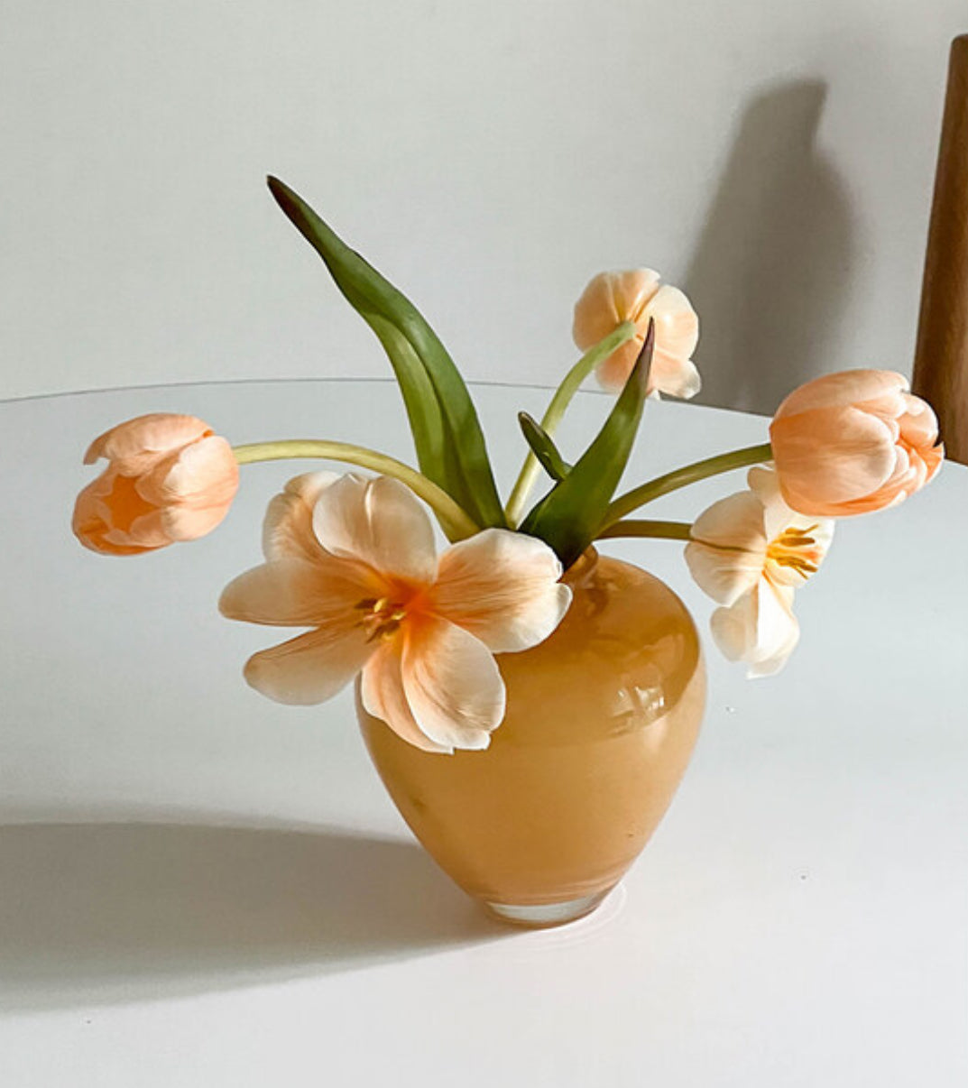 Clare Vase — Mustard (H13cm)