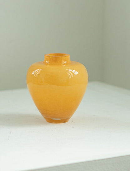 Clare Vase — Mustard (H13cm)