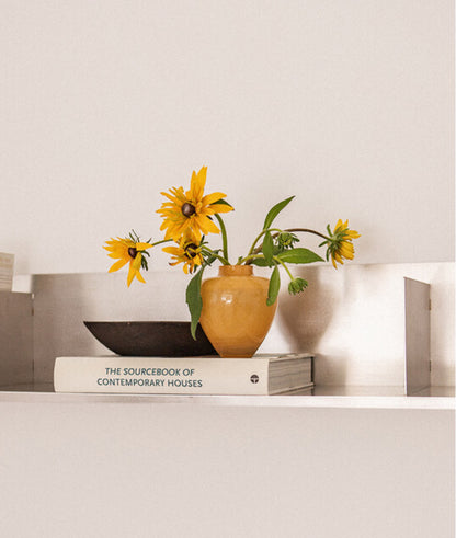 Clare Vase — Mustard (H13cm)