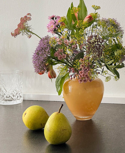 Clare Vase — Mustard (H13cm)