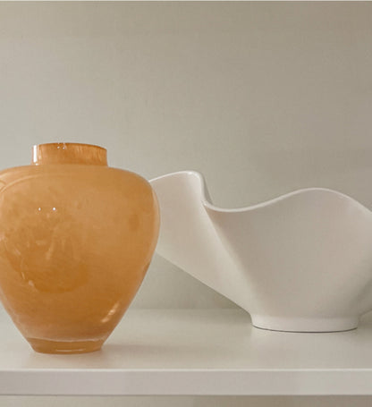 Ikebana Kenzan Ceramic Vase